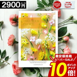 ＼ポイント10倍／ カタログギフト 【2900円コース】 テイクユアチョイス 内祝い お祝い お返し グルメ 結婚祝い 出産内祝い 結婚内祝い 香典返し 誕生日 快気祝い お礼 お得 ギフトカタログ ブック TAKE YOUR CHOICE ハーモニック お歳暮 愛媛百貨店