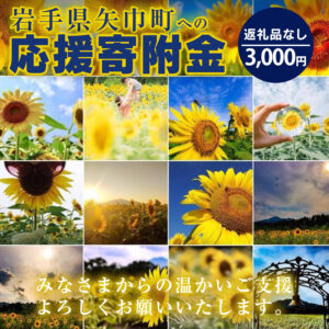 【ふるさと納税】岩手県矢巾町（やはばちょう）応援寄附金（※返礼品なし）3,000円/矢幅 矢巾 観光地応援 支援 応援 国内旅行 教育 高齢者 医療 環境 防災 スポーツ 緑化 泊り お泊り 便利 お得 ホテル